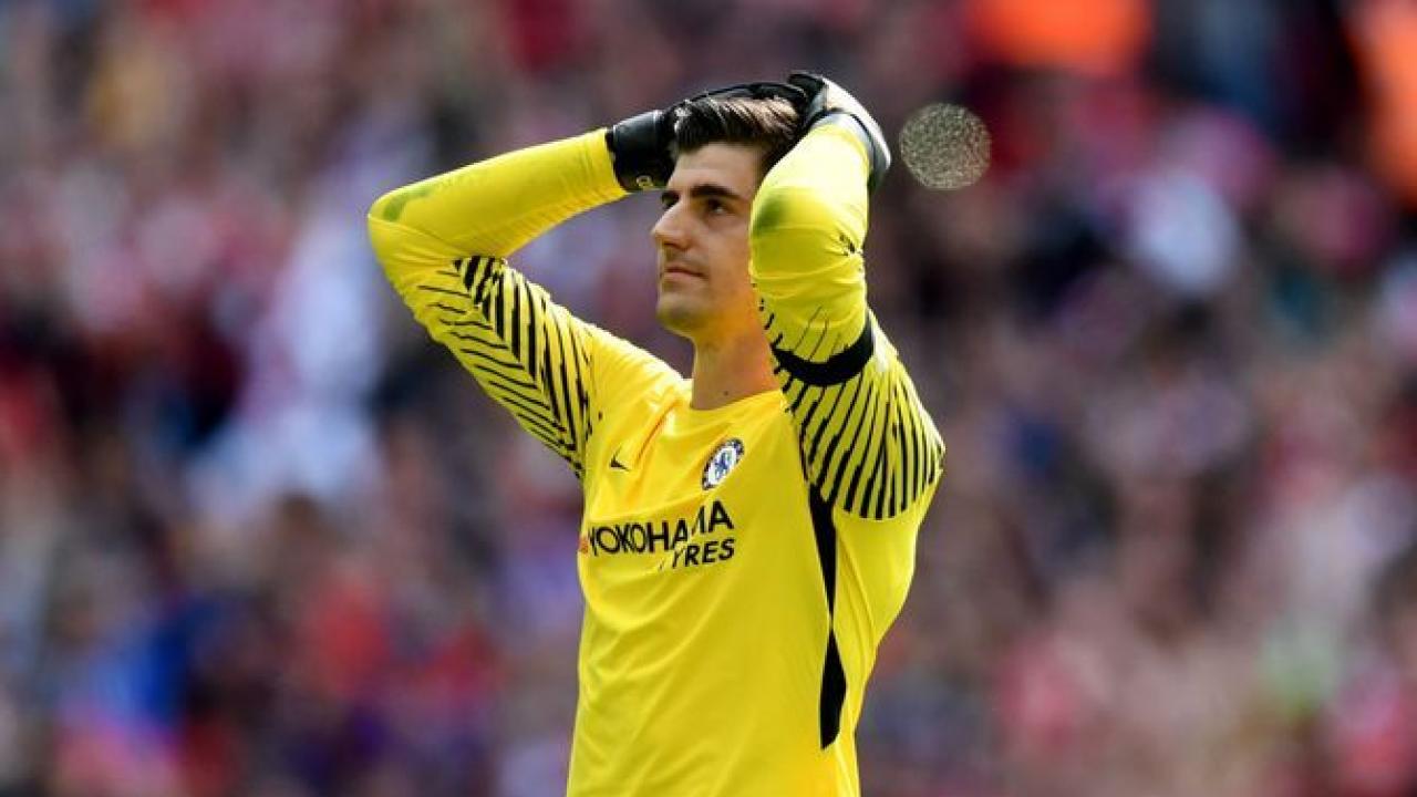 Thibaut Courtois Community Shield Penalty Miss