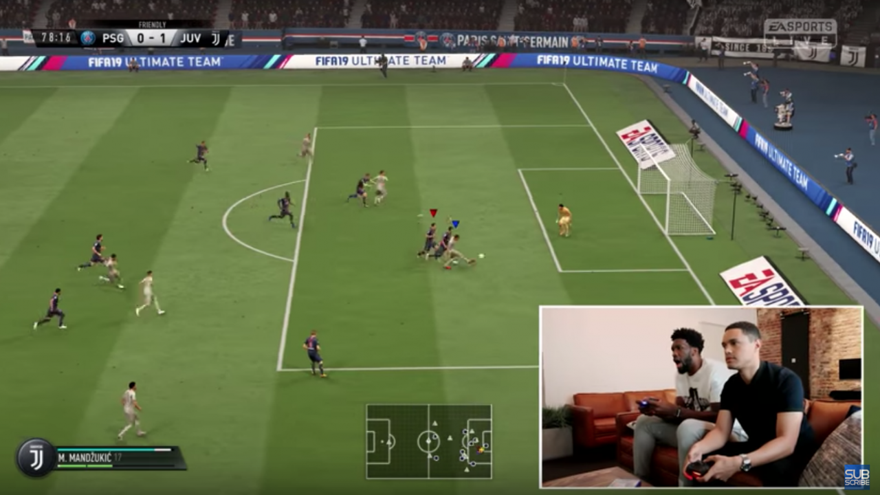 Watch Trevor Noah Vs Joel Embiid In Fifa 19