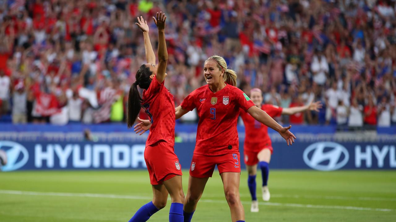 Christen Press Scores Opening Goal Of World Cup Semifinal 
