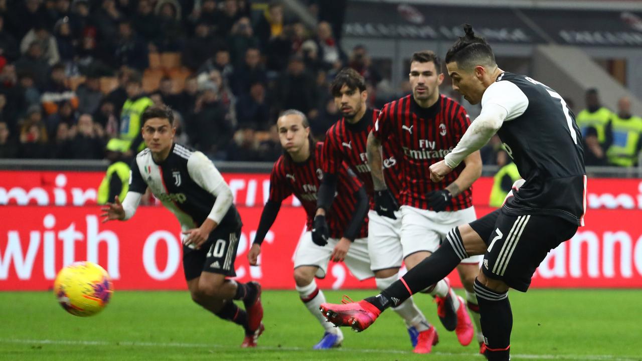 Cristiano Ronaldo Goal vs Milan Coppa Italia First Leg