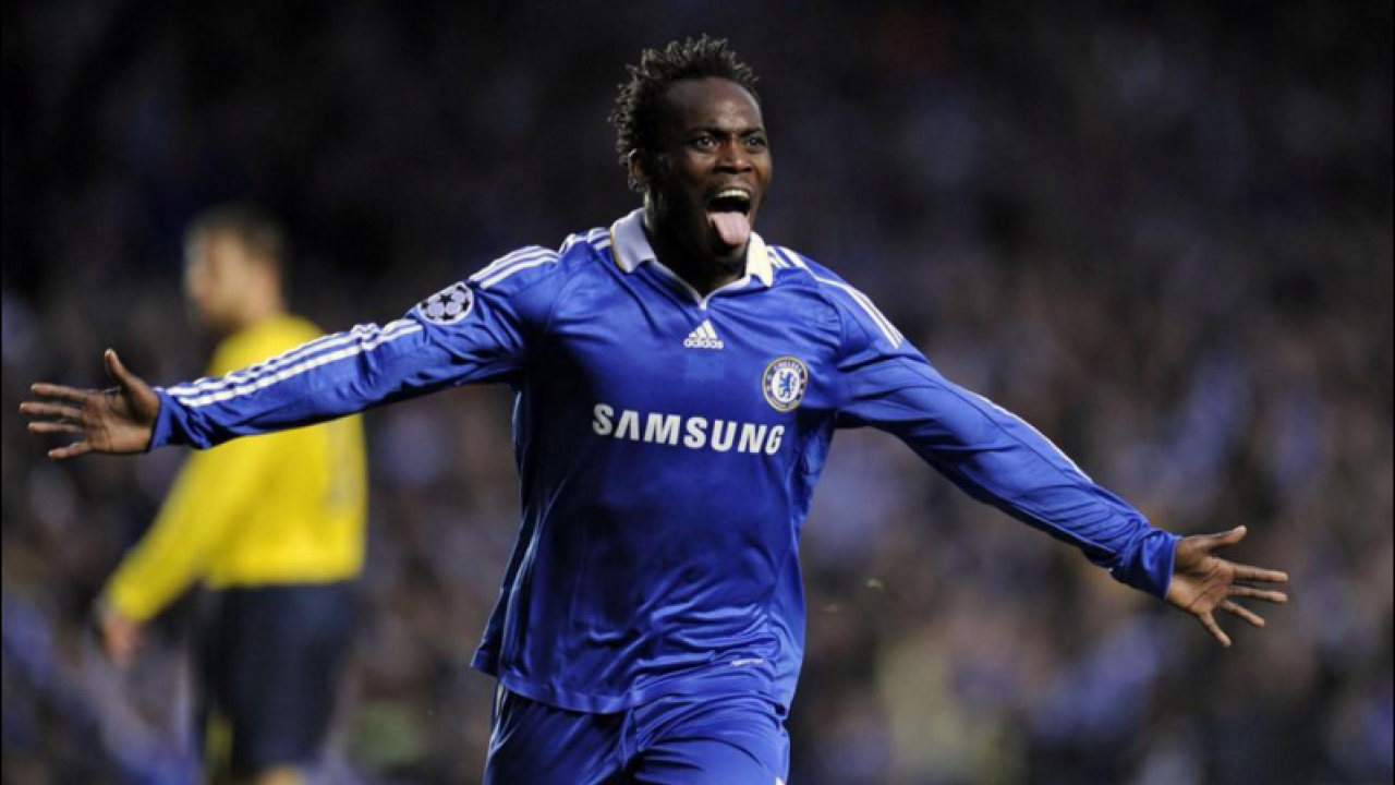 Michael Essien celebration