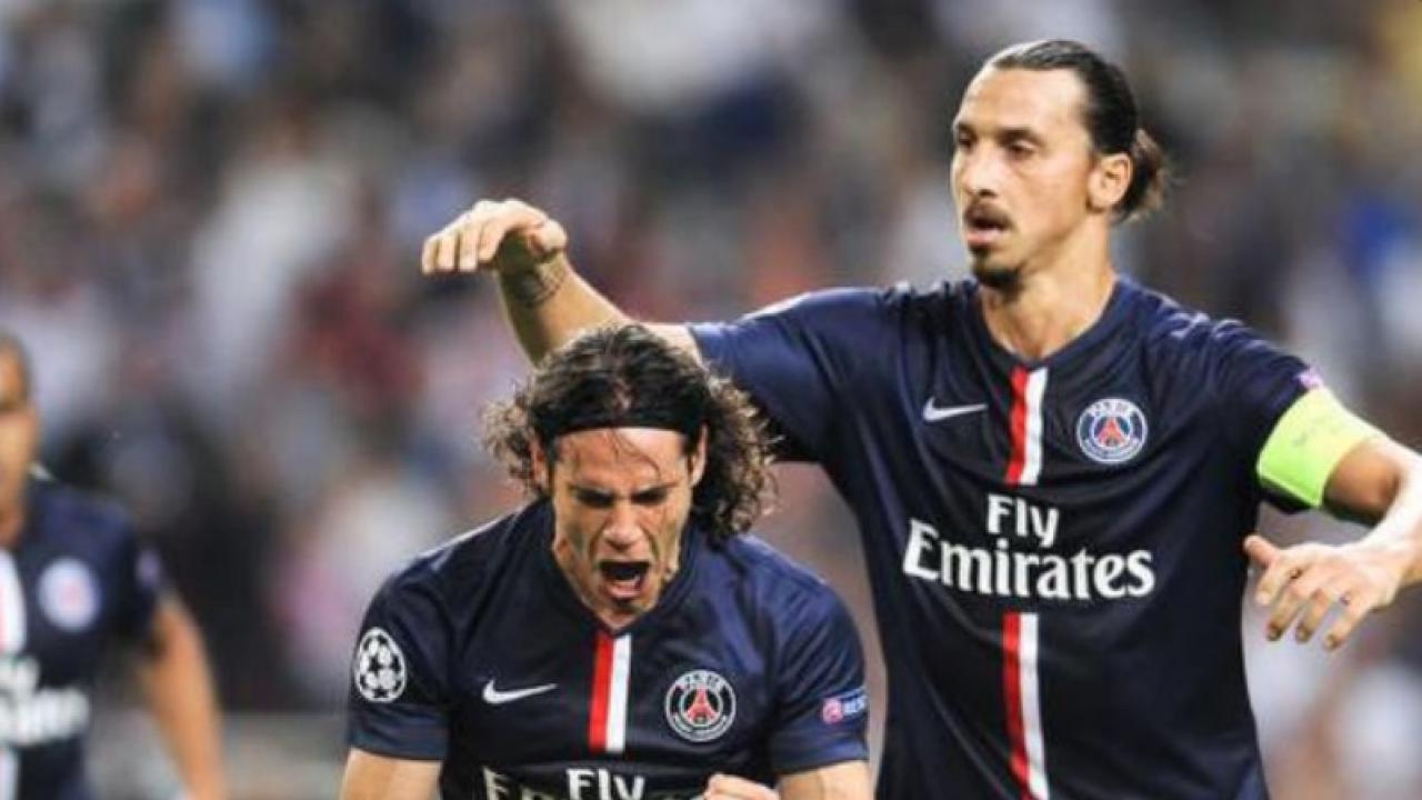 Edinson Cavani and Zlatan Ibrahimovic are leading PSG