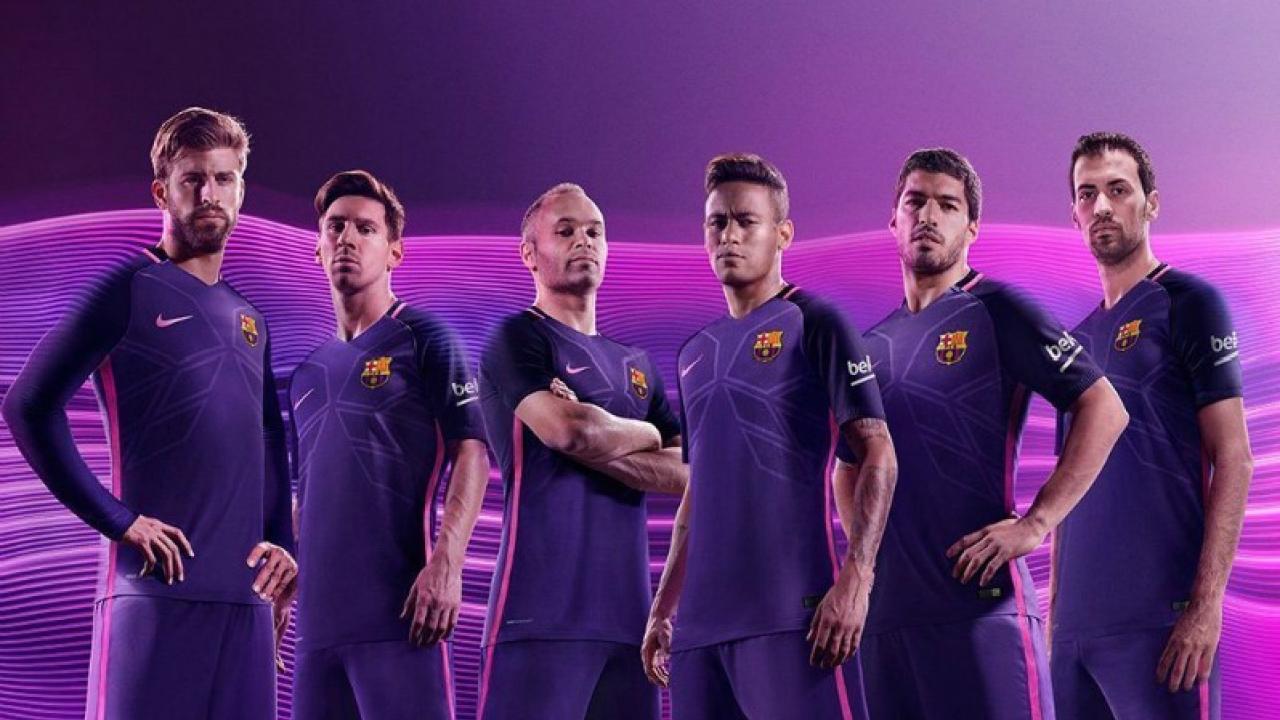barcelona purple jersey