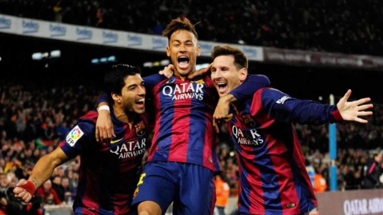 neymar jr messi suarez