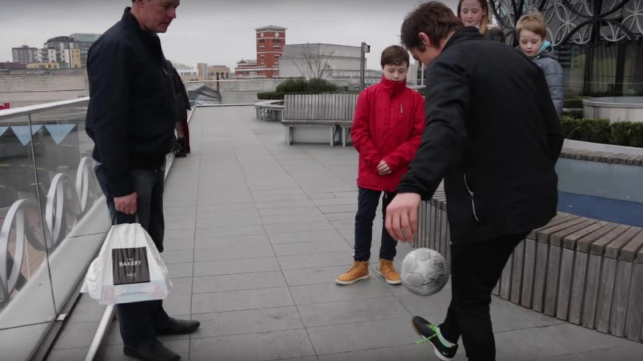 John Farnworth Can Tie His Shoe By Juggling A Soccer Ball