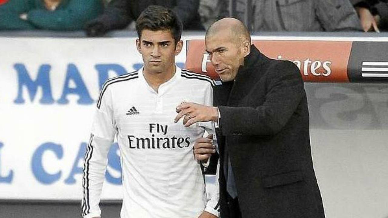 Enzo Zidane with His Father Zidane