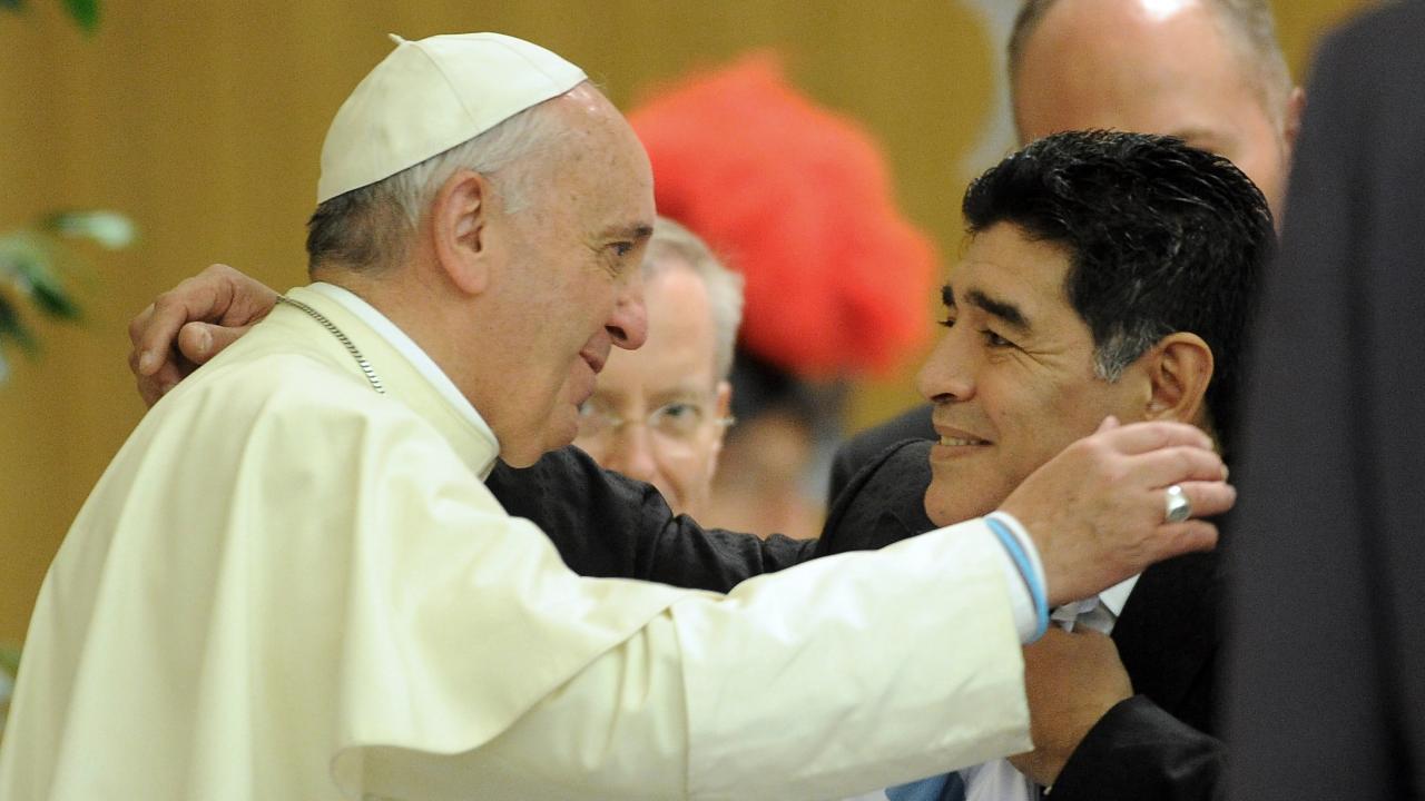 Pope Francis Hails Diego Maradona As A Fragile Poet