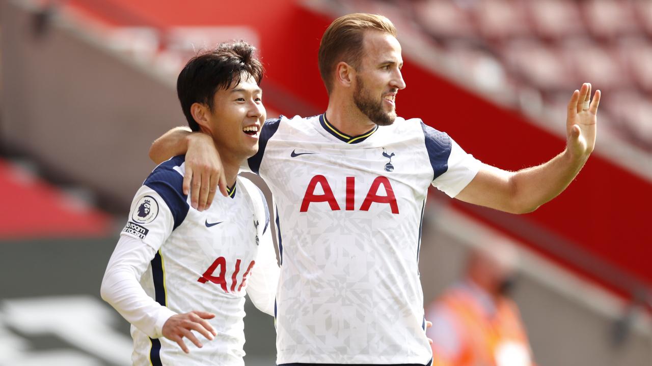 Harry Kane and Heung Min Son