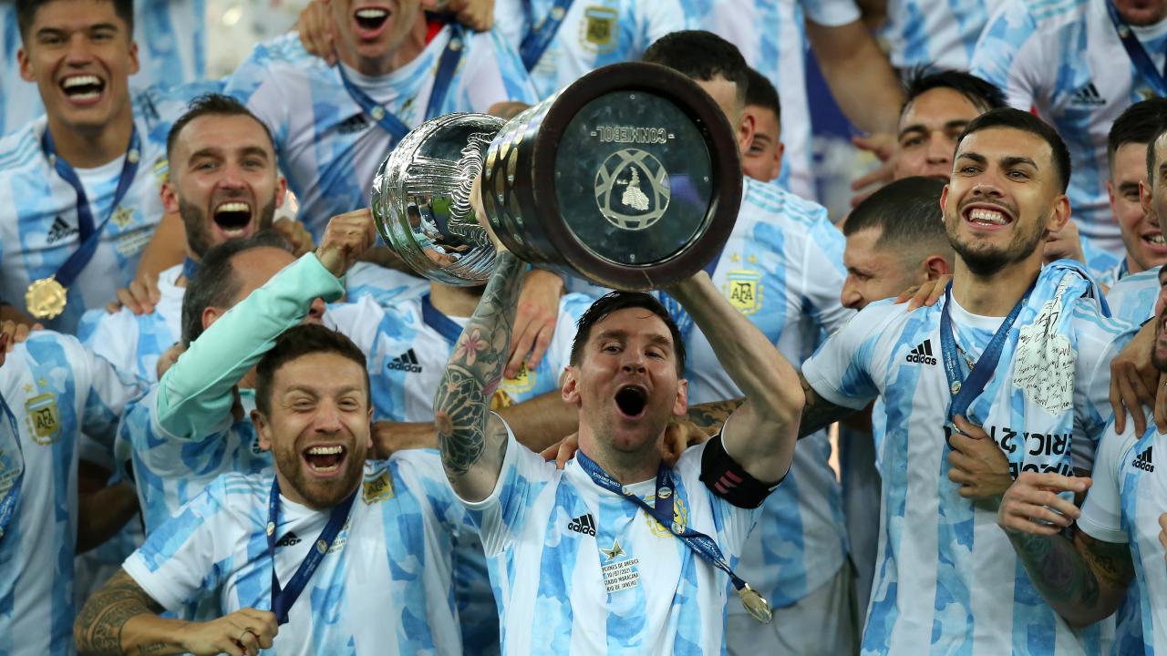 Lionel Messi lifts Argentina's Copa America in 2021