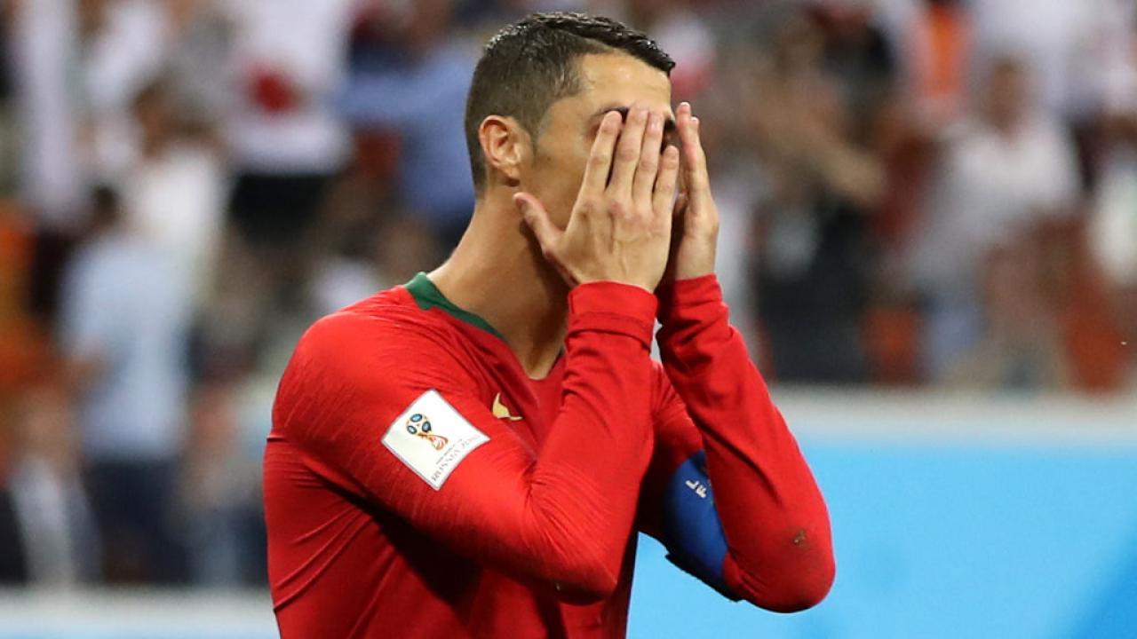 Missed Cristiano Ronaldo Penalty Kick Against Iran