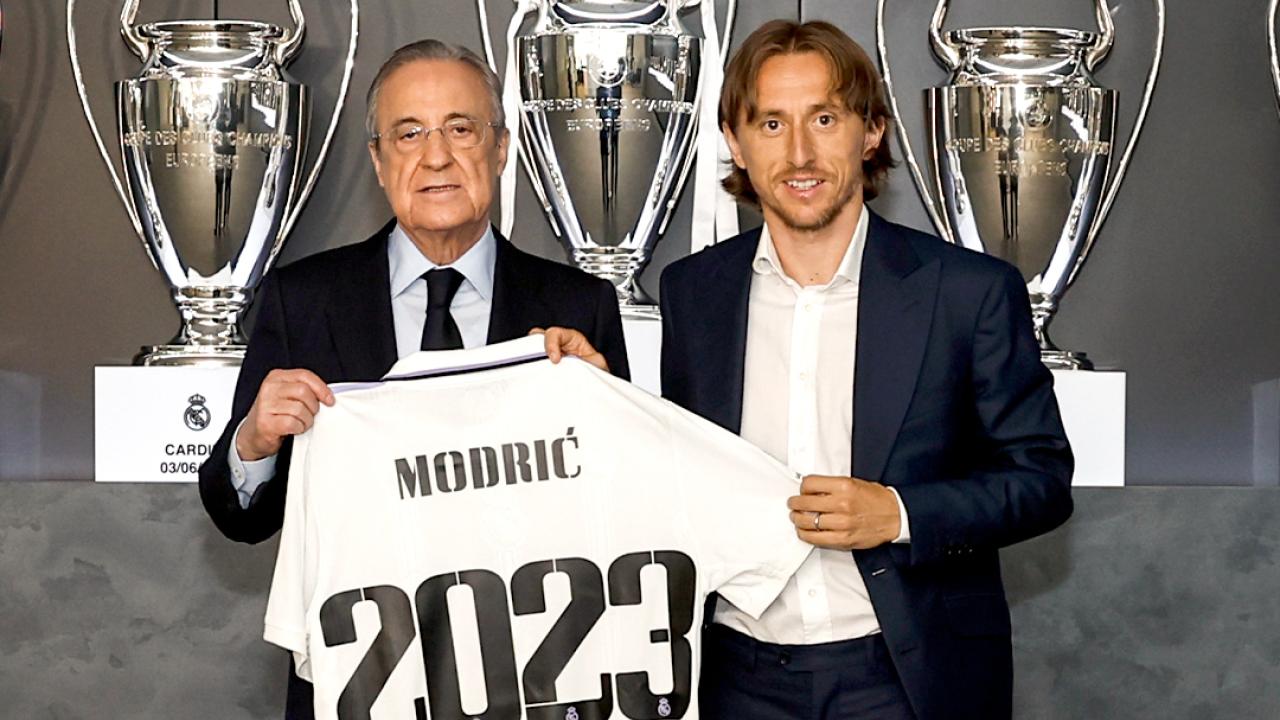Real Madrid Luka Modric contract extension