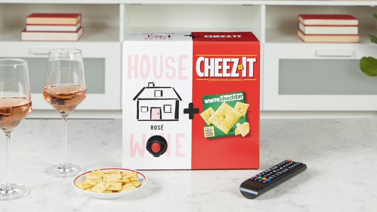 House Wine and Cheez-It Combo Box