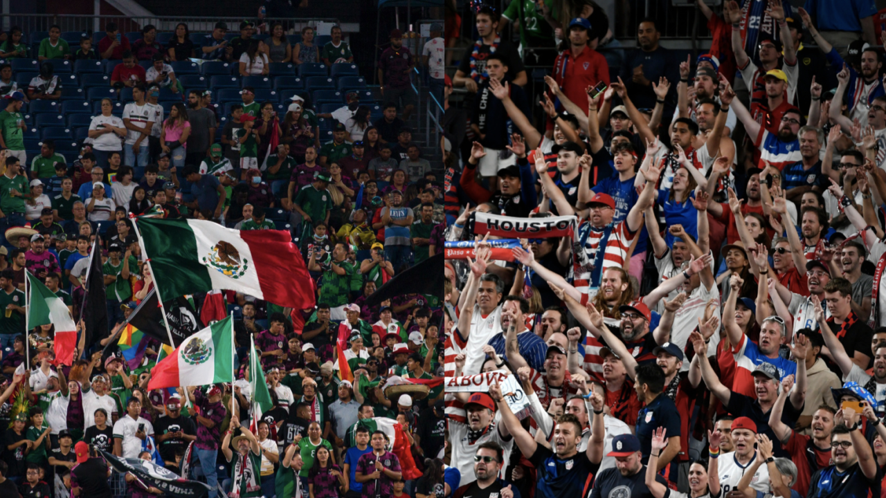 USA Mexico Fans