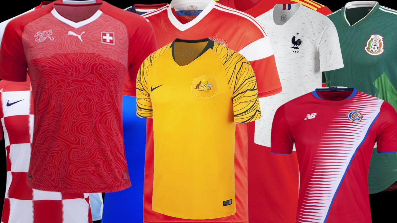 best world cup jerseys