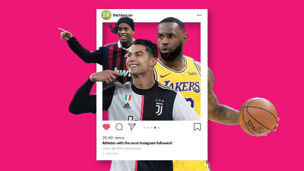 Athletes With The Most Instagram Followers