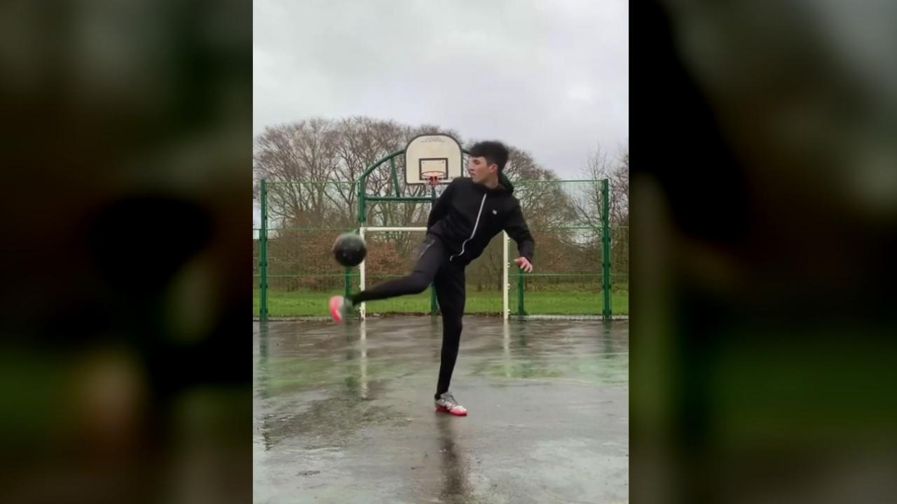 Insane Basketball Hoop Trick Shot