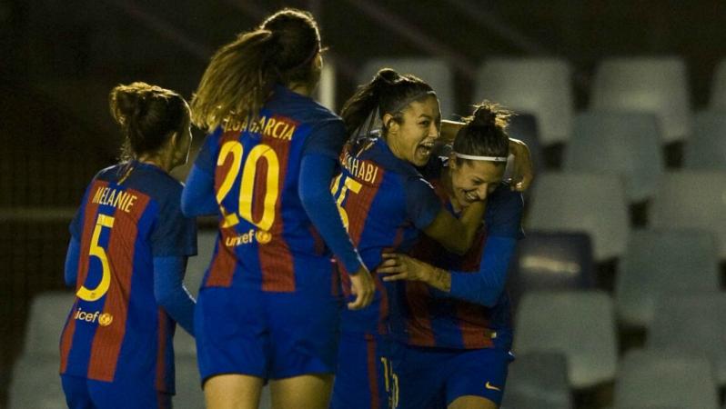 Barcelona women's team goal