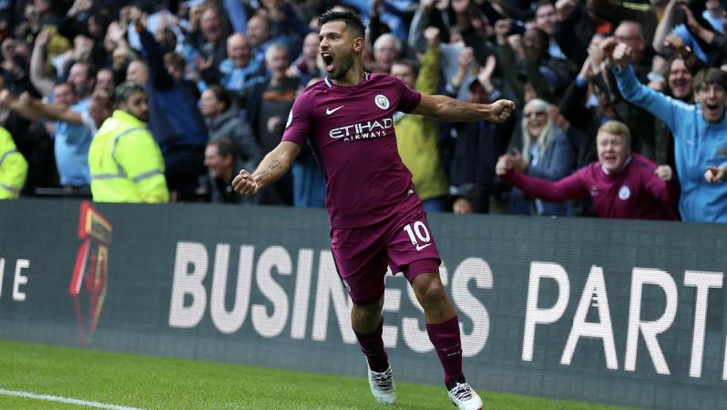 Sergio Aguero hat trick