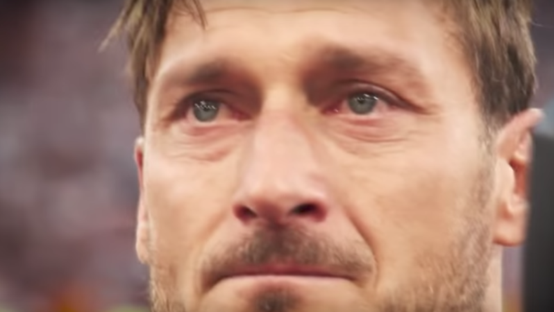 Totti farewell video