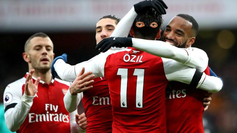 Mesut Ozil assist vs Crystal Palace