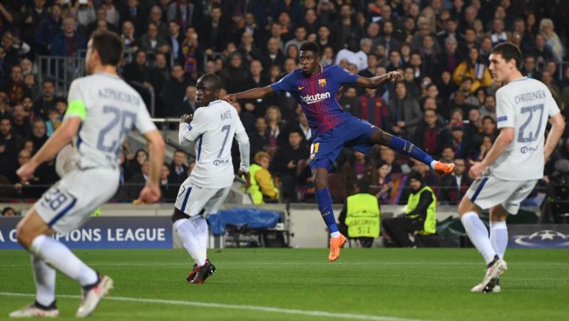 Dembele goal vs Chelsea