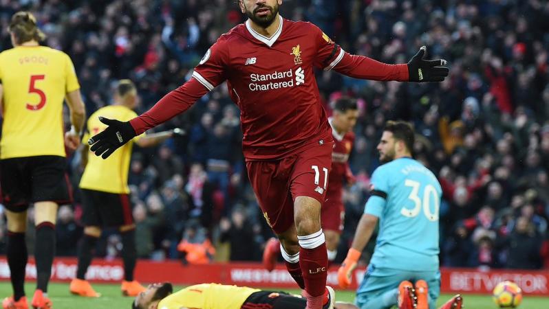 Mohamed Salah goal vs Watford