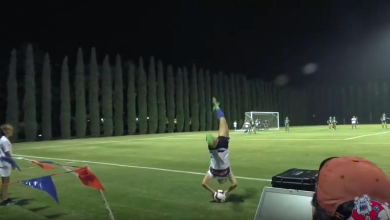 Flip throw-in assist