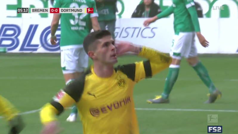 Christian Pulisic Goal vs Werder Bremen