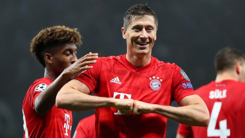 Robert Lewandowski Goal vs Spurs