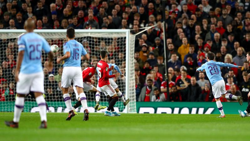 Bernardo Silva Goal vs Man Utd