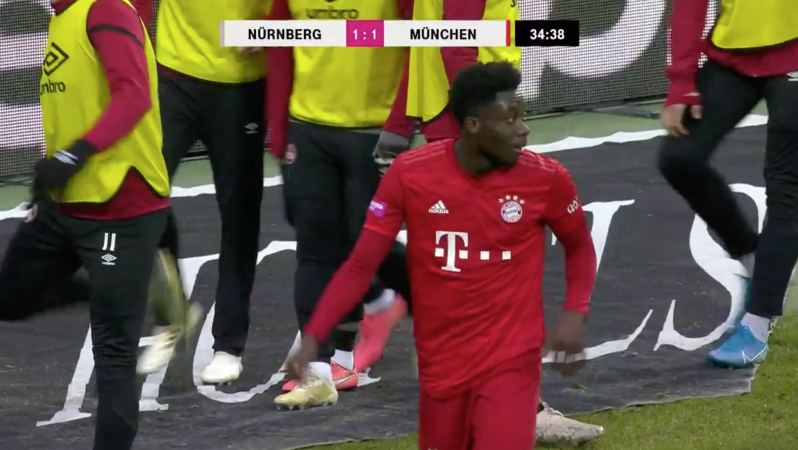 Alphonso Davies Goal vs Nurnberg
