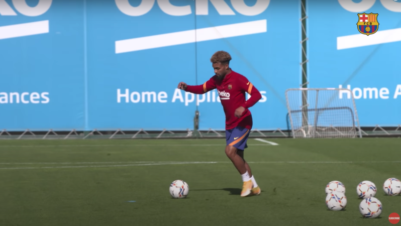 Barcelona Training Videos With Dest, Konrad