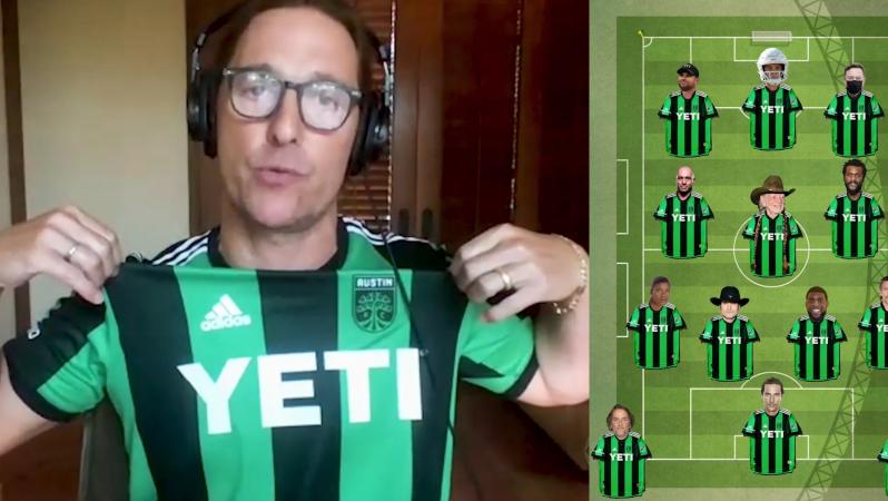 Matthew McConaughey Austin FC Starting XI