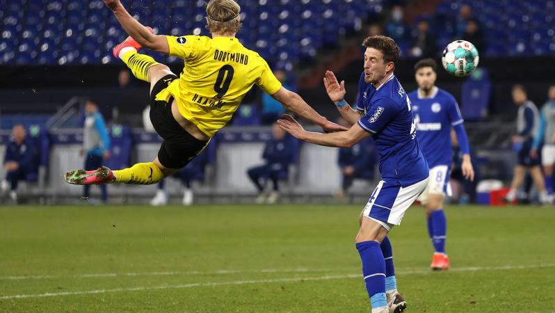 Erling Haaland Volley vs Schalke