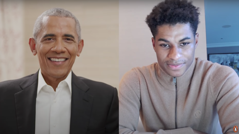 Rashford Meets Obama