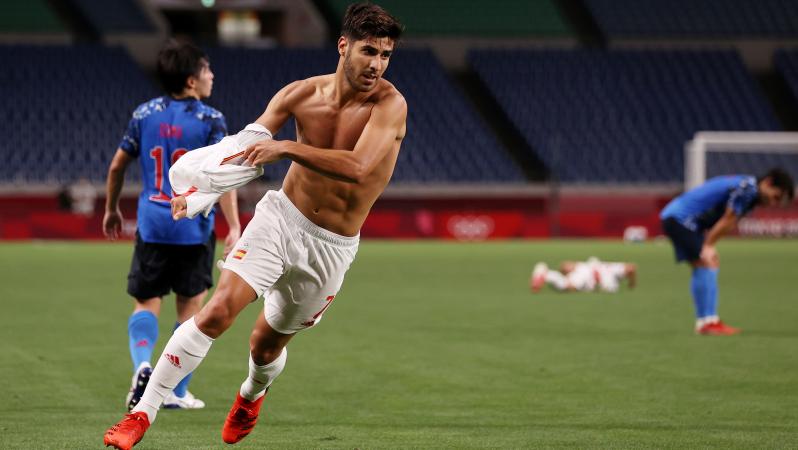 Marco Asensio Goal vs Japan Lifts Spain To Gold Medal Match