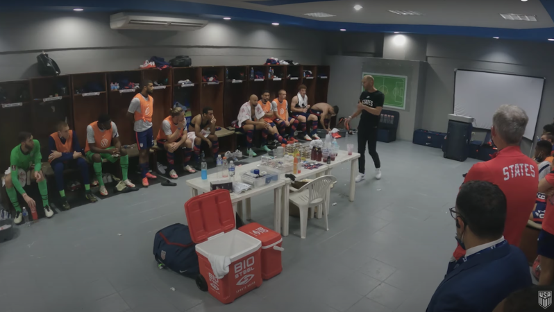 Gregg Berhalter Halftime Speech vs. Honduras