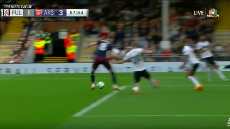 Aaron Ramsey goal vs Fulham