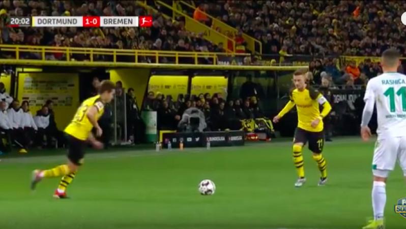 Dortmund free kick routine