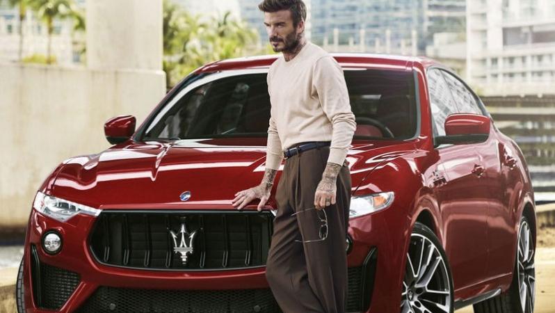David Beckham Maserati