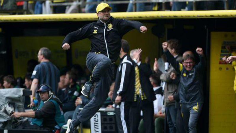 Jurgen Klopp during his spell at Dortmund 