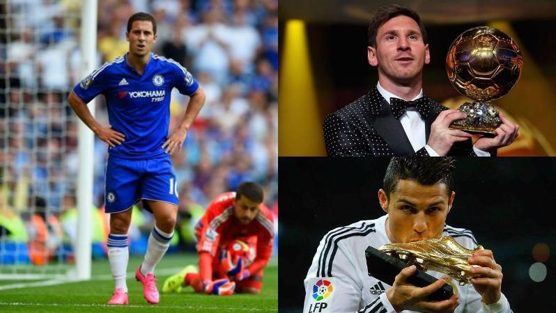 Eden Hazard, Messi, Ronaldo