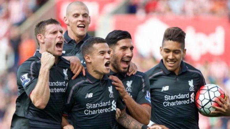 Firmino in his Liverpool debut