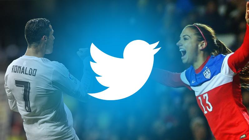 Soccer Twitter Accounts: Cristiano Ronaldo and Alex Morgan