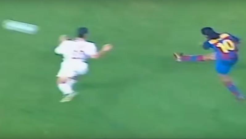 Ronaldinho's first goal