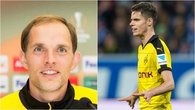 Thomas Tuchel and Julian Weigl
