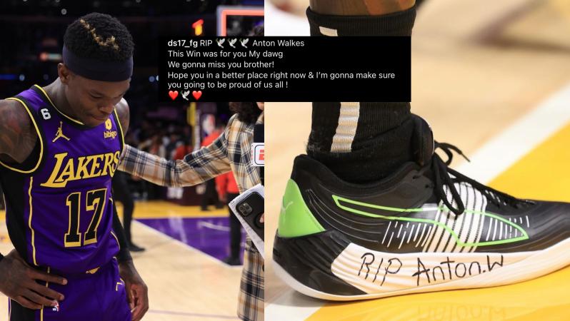 Dennis Schröder message to Anton Walkes