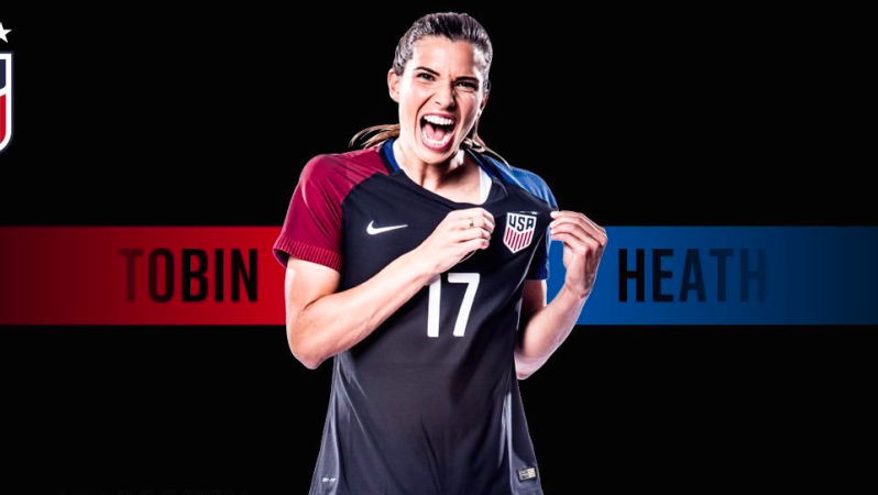 Tobin Heath Named 2016 Female Player of the Year