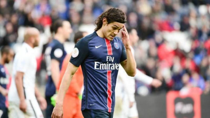 Edinson Cavani has struggled in his new role.