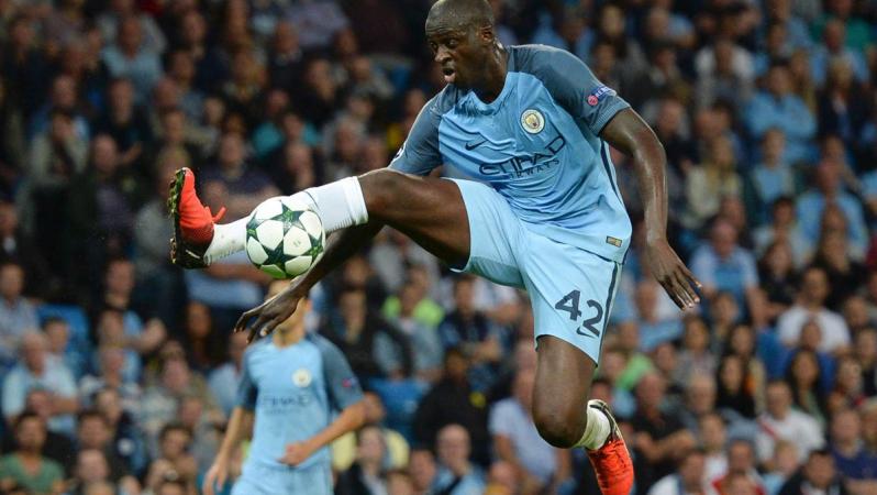 Yaya Toure actually playing.